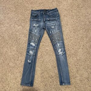 Waimea Men’s Distressed Skinny Jeans